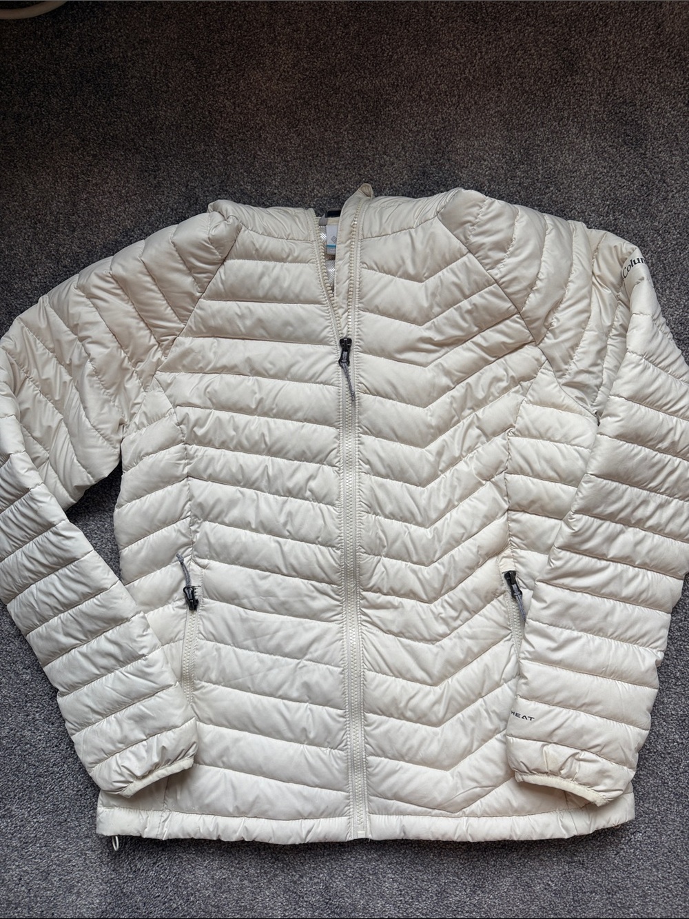Columbia Women's Cream Quilted Packable Puffer Jacket